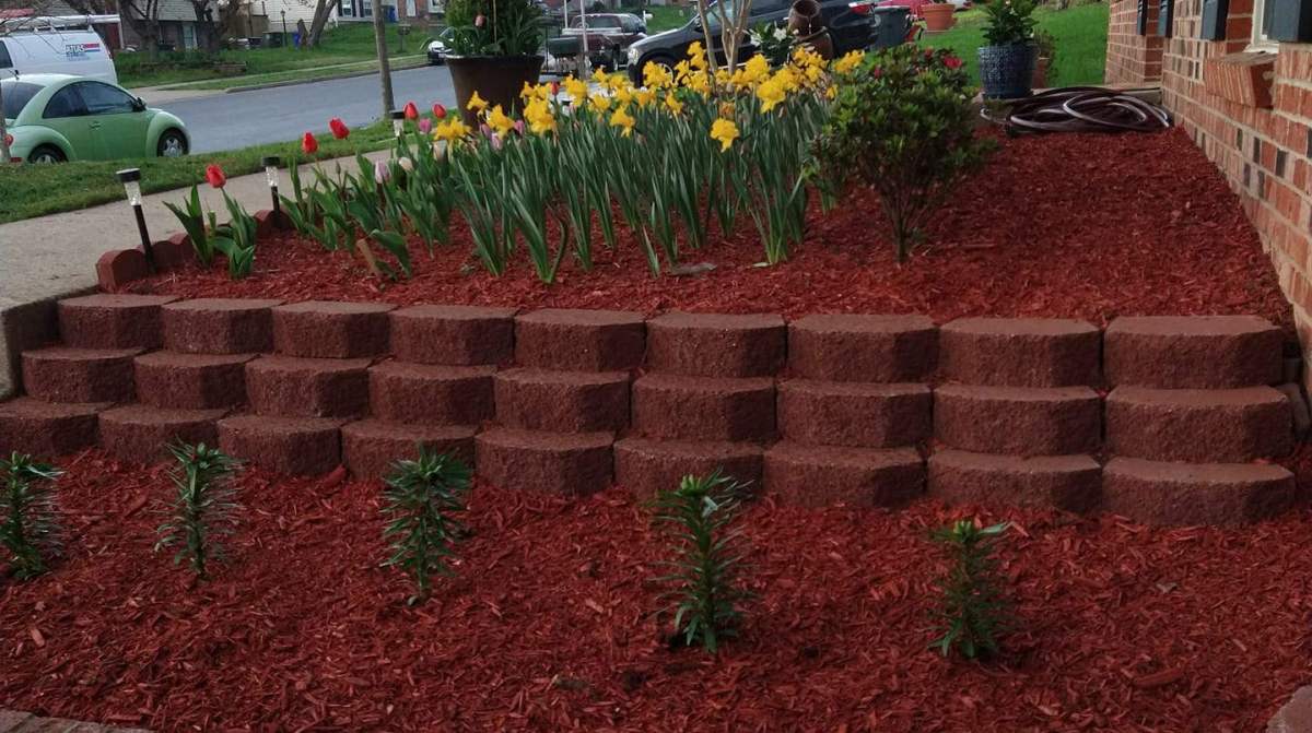 garden design flowerbed path landscaping